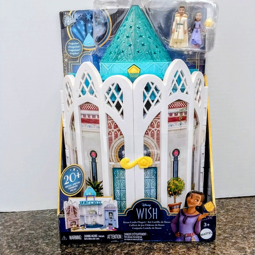 Disney Wish Castle Playset with Figures NWT